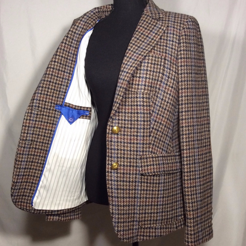 J. Crew Checkered Blazer